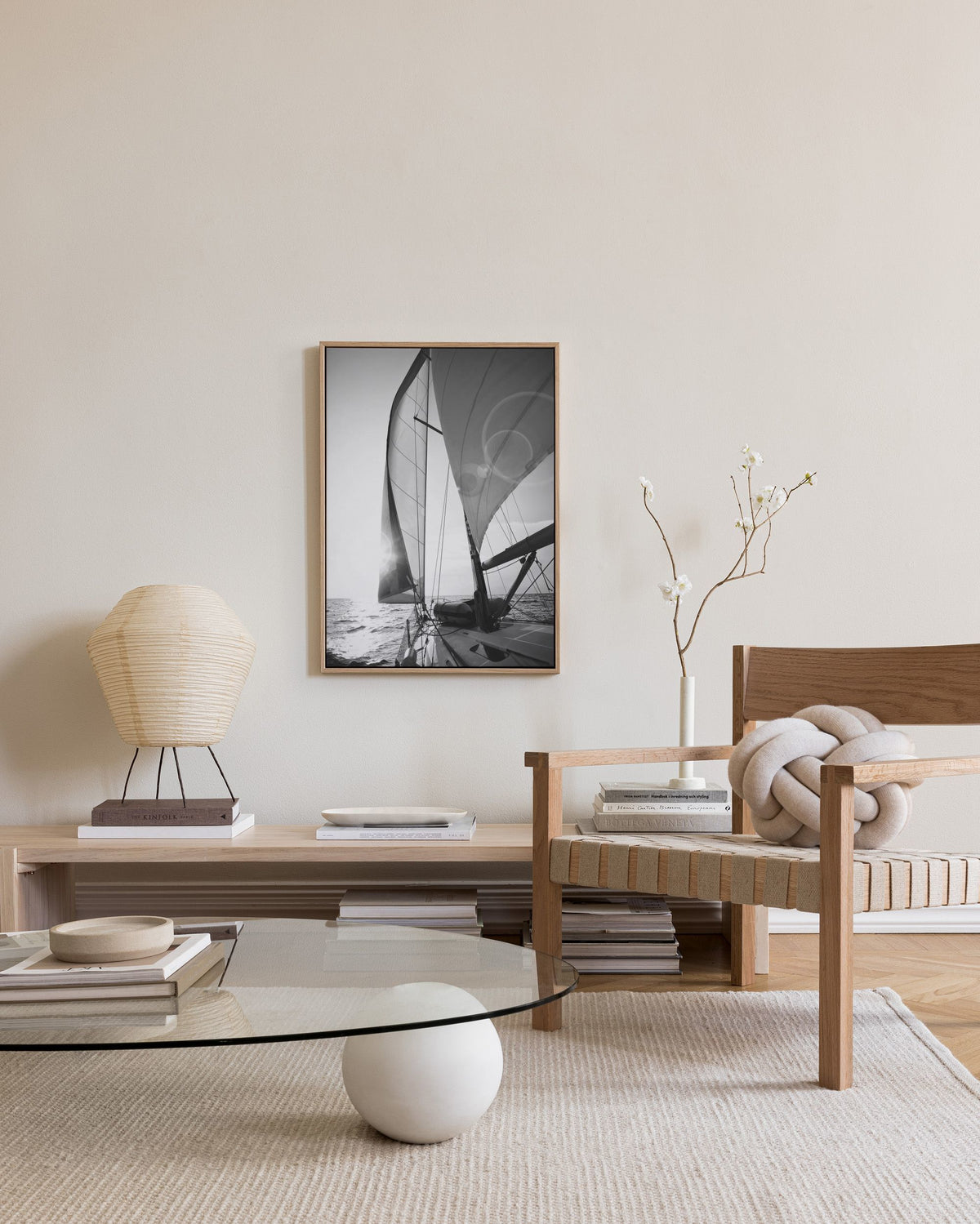 Sailing Canvas print