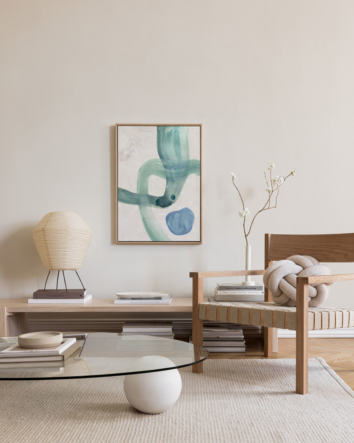 Water Shapes Canvas print