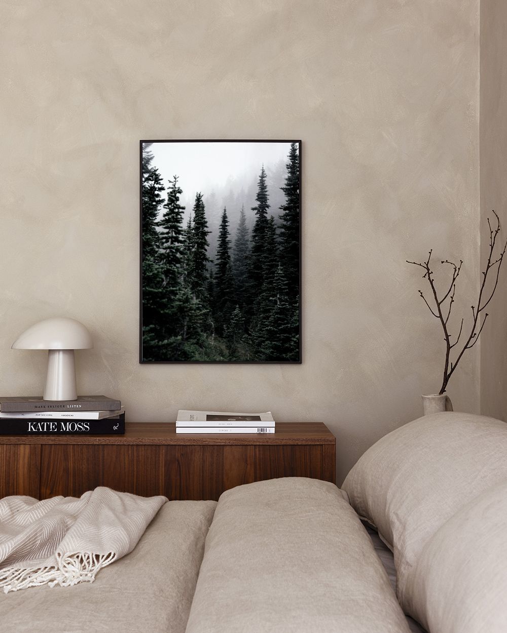 Foggy Woods Print