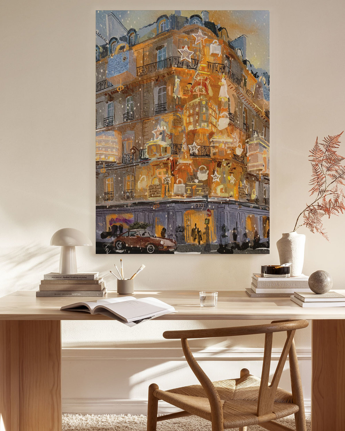 Ekaterina Zagorska - Dior Christmas Canvas print