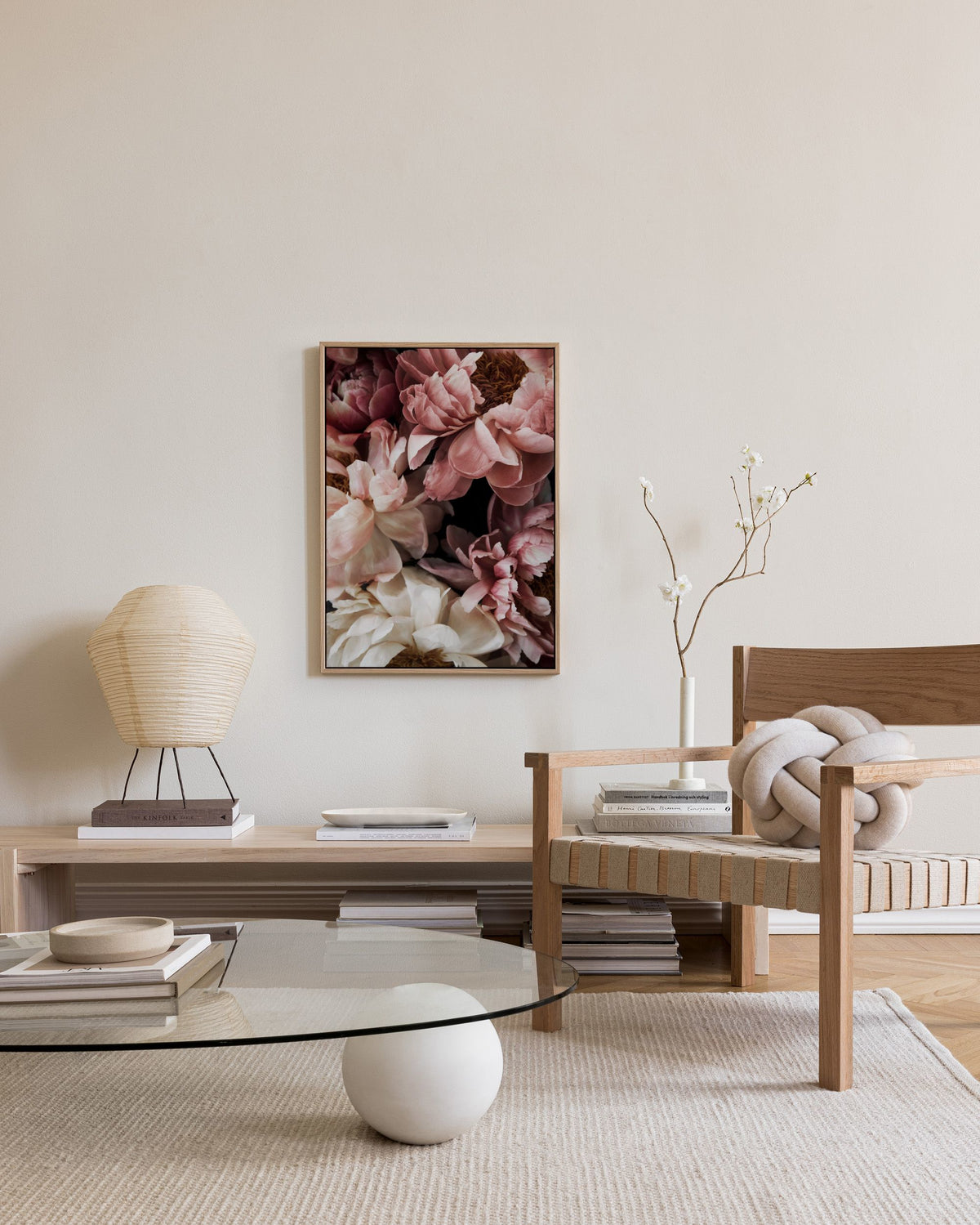 Flower Wall Canvas print