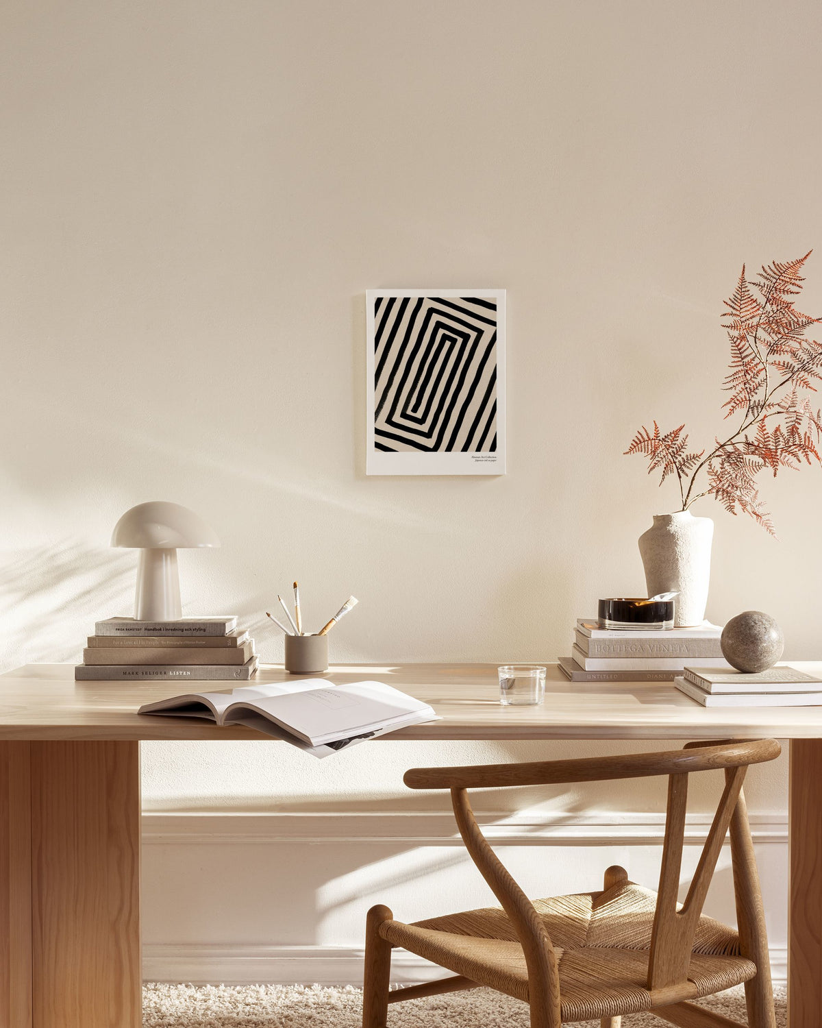 Japanese Ink No2 Canvas print