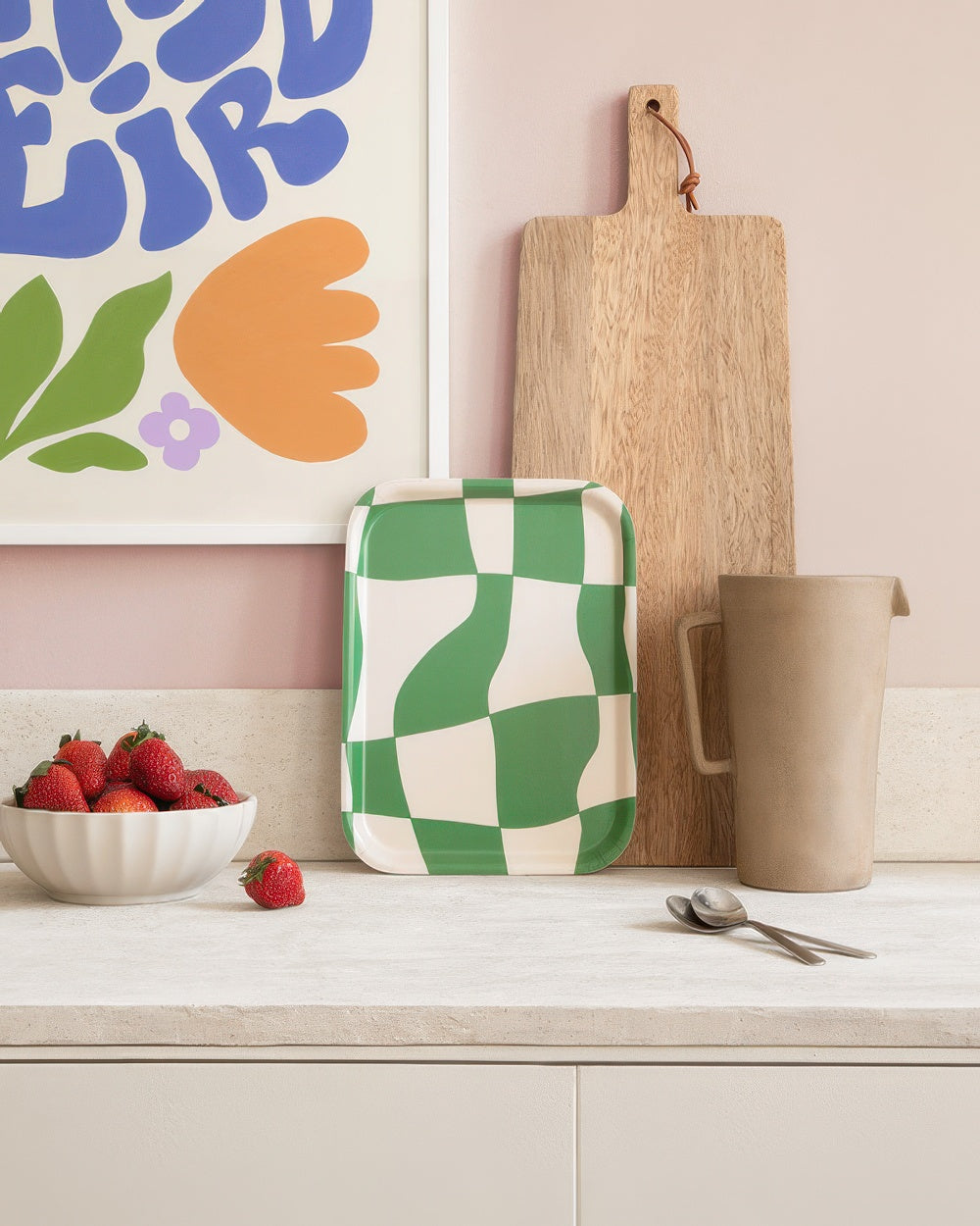 Playful Squares Tray
