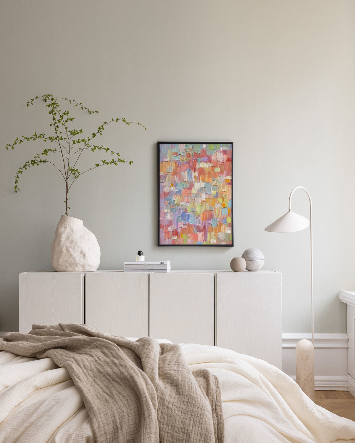 Colorful Strokes Canvas print