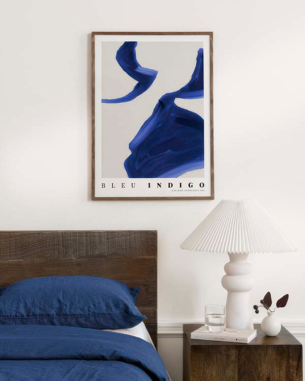 Indigo Abstract No2 Print