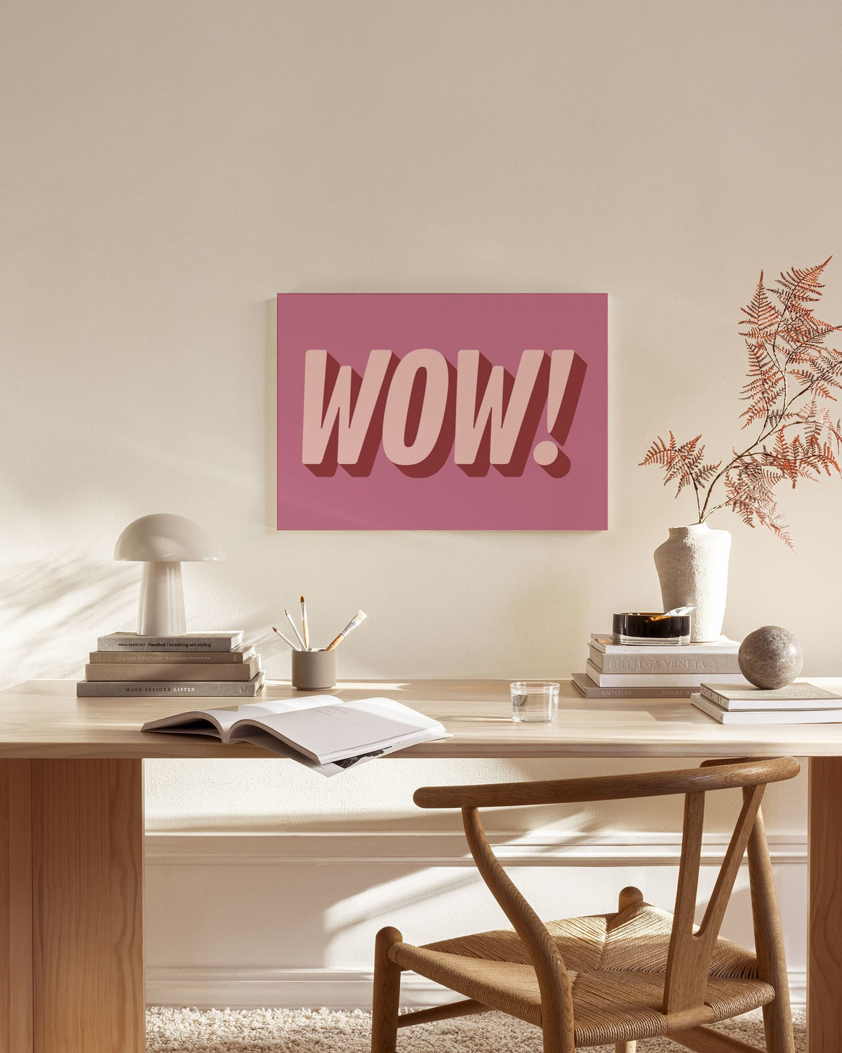 Wow Canvas print