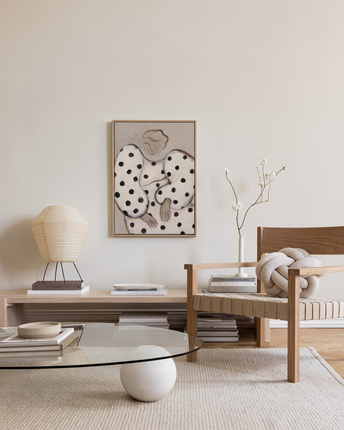 Polka Dotted Dream Canvas print