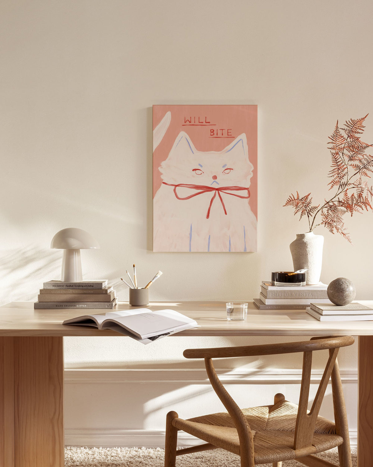 Kit Agar - Will Bite Canvas print