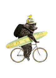 Surfing Bear, Print