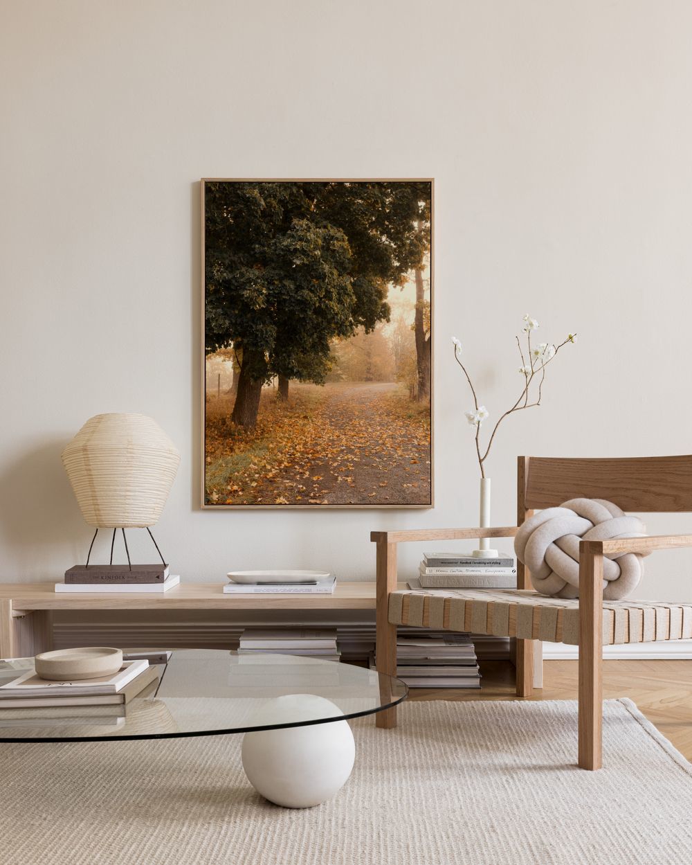 Autumn Stroll Canvas print