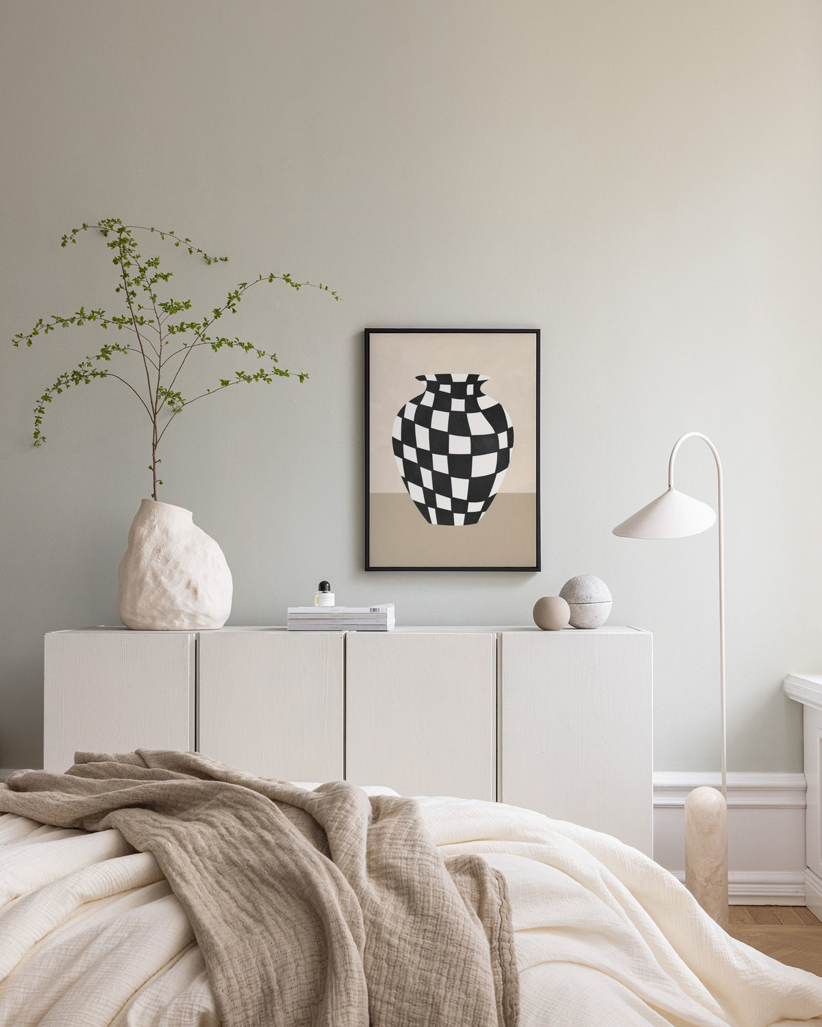 Chequer No2 Canvas print