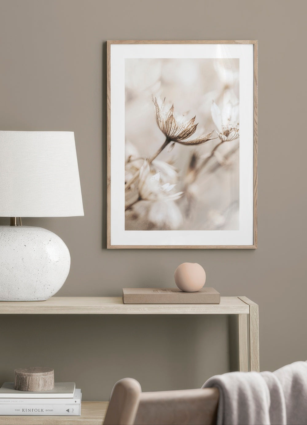 Dried Flower Close Up Print