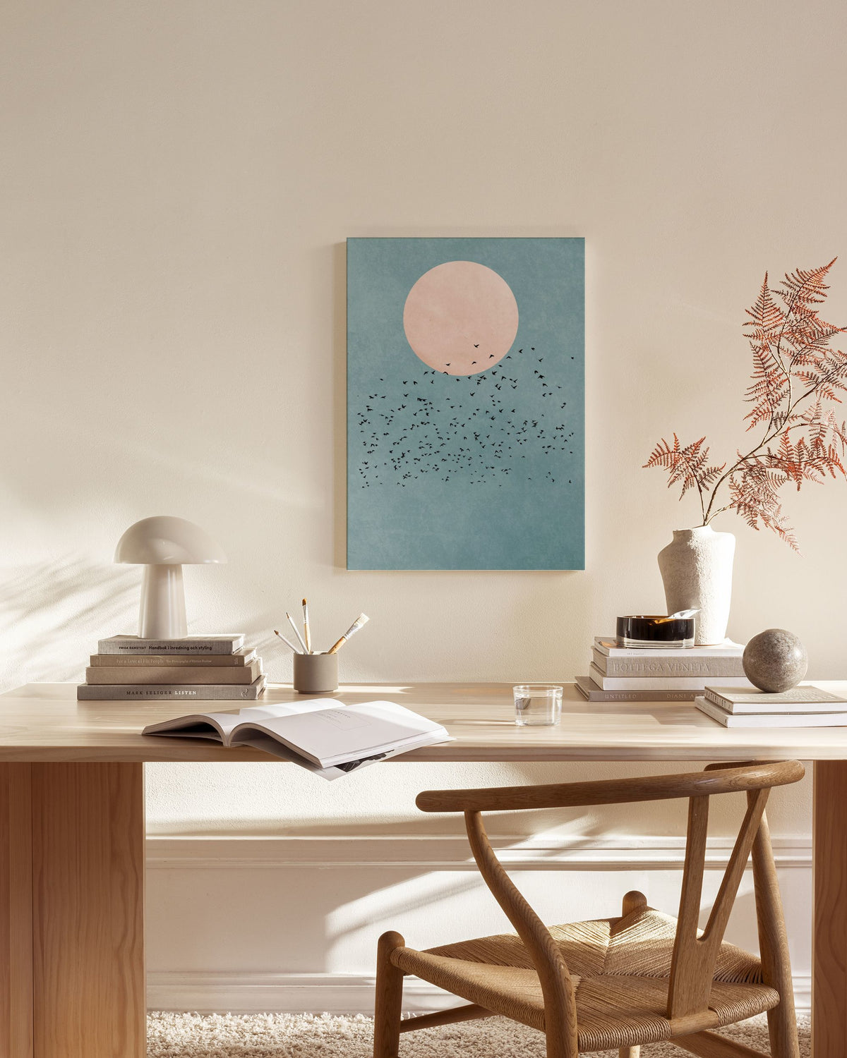 Boris Draschoff  Kubistika - Birds Fly Away Canvas print
