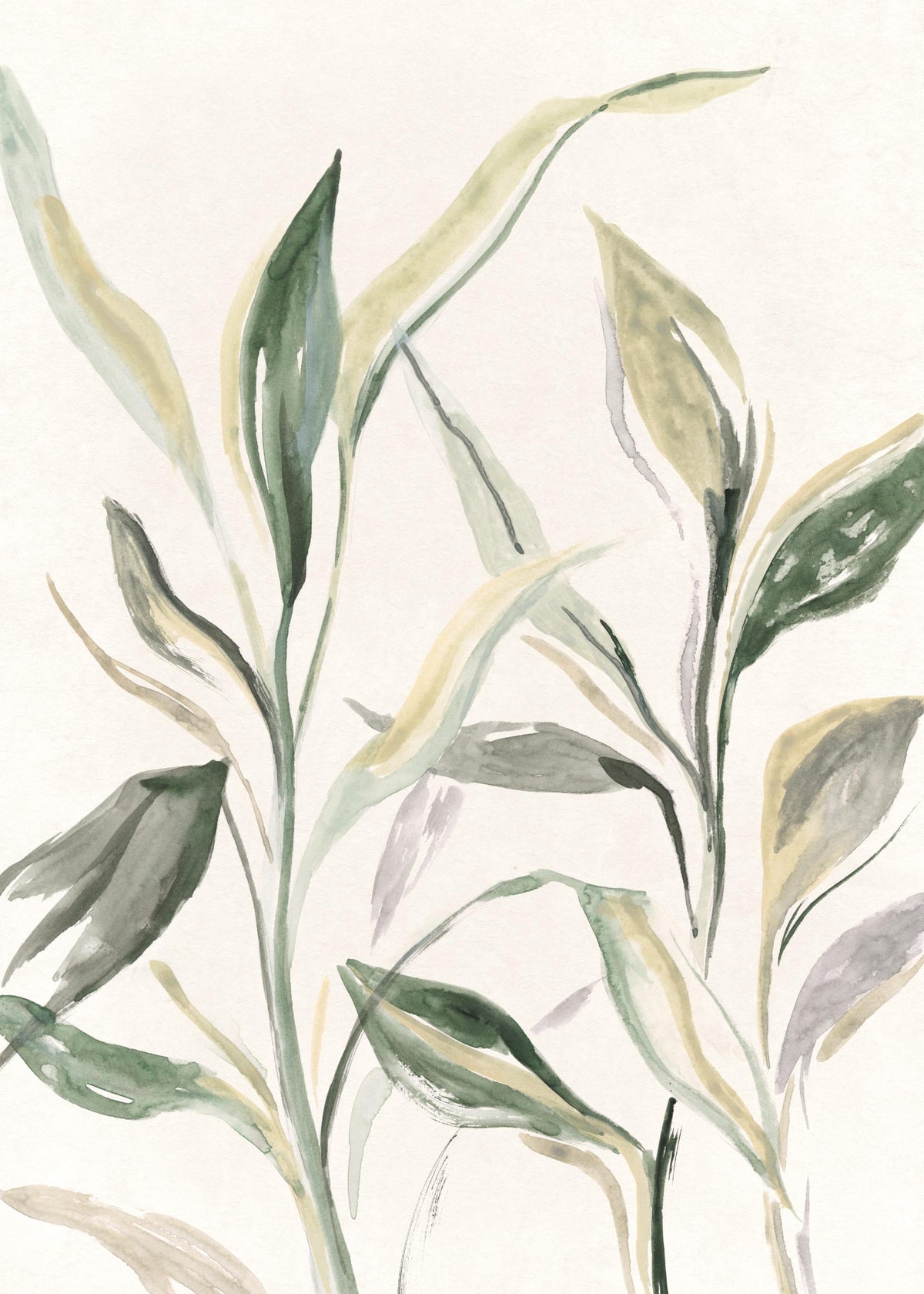 Painted Plant Print