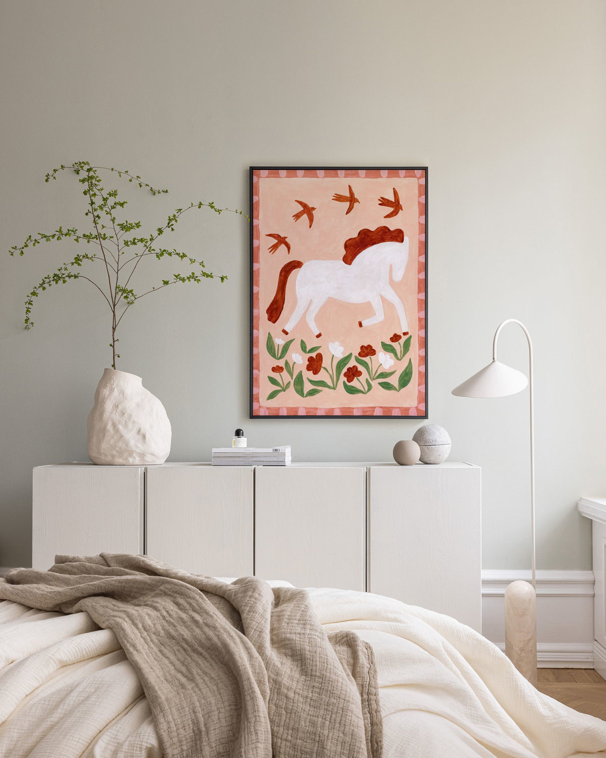 Hoofs and Flowers Lienzo