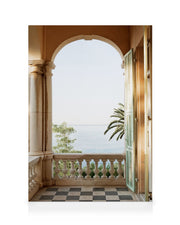 Mediterranean View Canvas print
