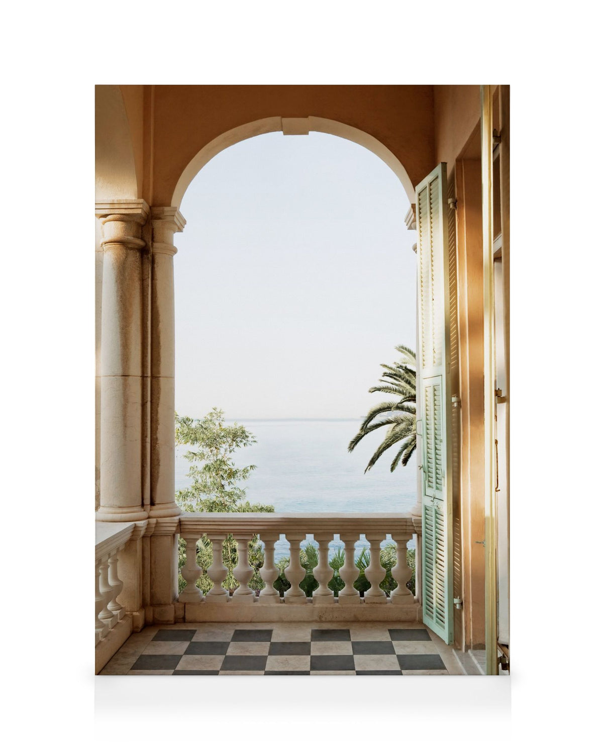 Mediterranean View Canvas print