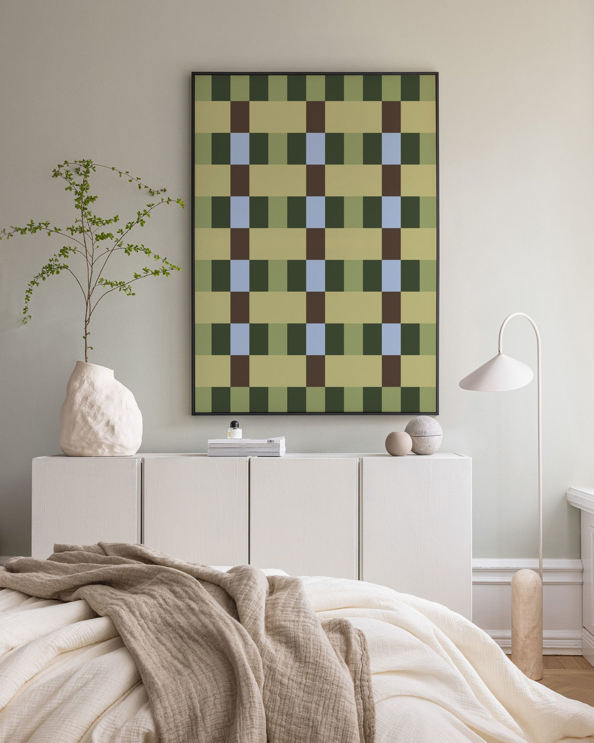 Green Pattern Canvas print