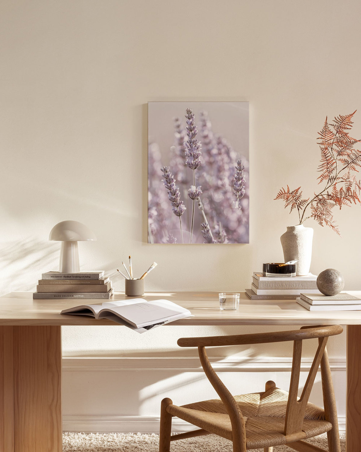 Lavender Flowers Canvas print