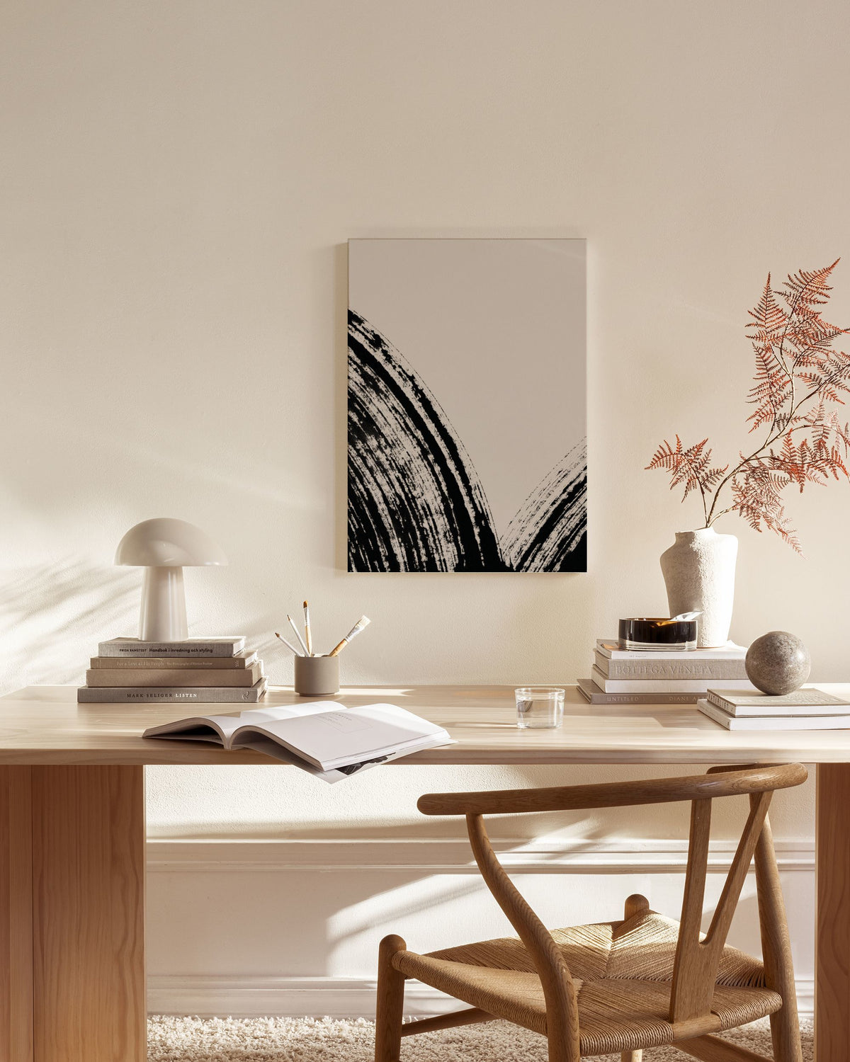Zen Curves No2 Canvas print