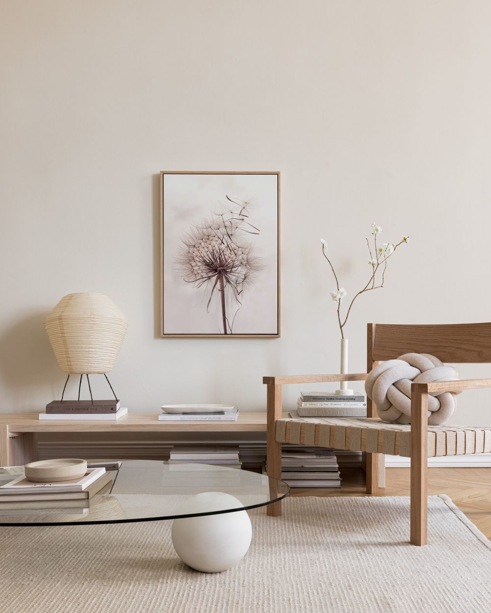 Delicate Dandelion Canvas print