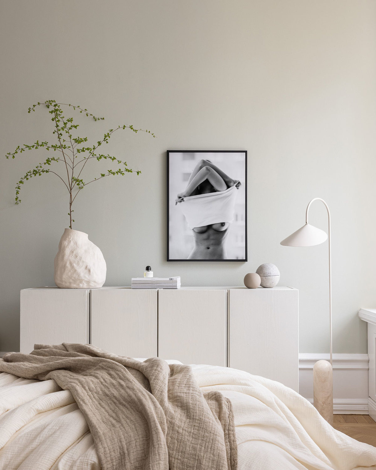 Getting Undressed Canvas print