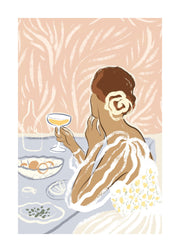Having a Drink Print