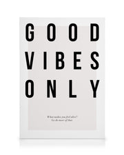 Good Vibes Only Canvas print