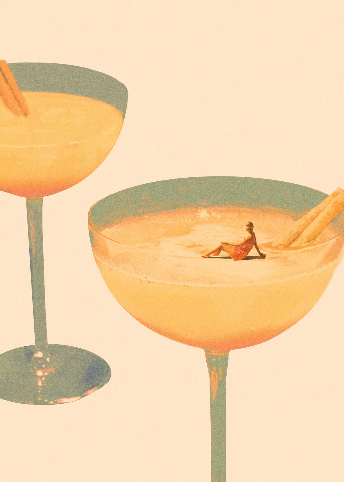Maarten Leon - Holiday in a Glass No1 Print