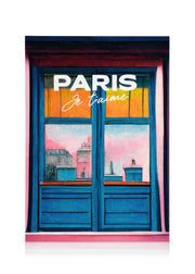 A Paris Window Canvas print