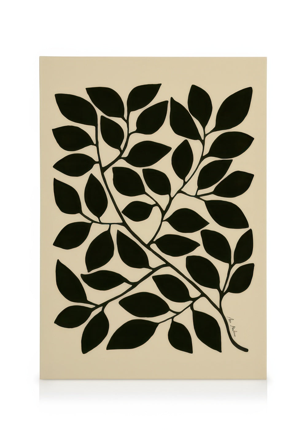 Black Branch Canvas print