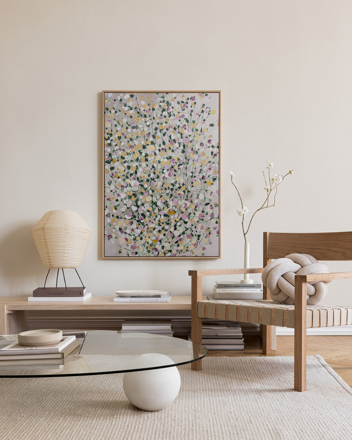 Crispy November Leaf Canvas print