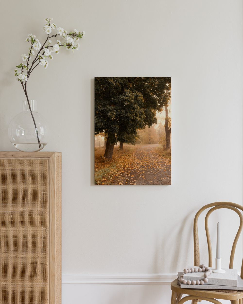 Autumn Stroll Canvas print