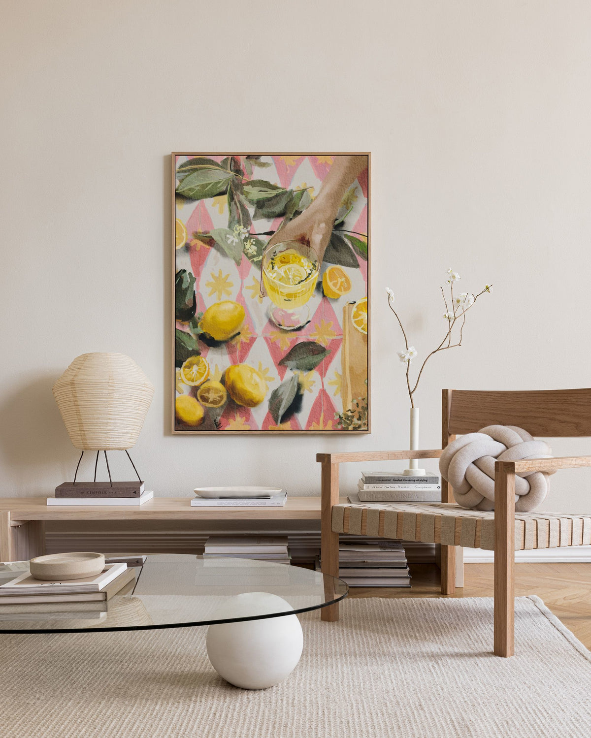 Ekaterina - Zagorska - Lemon Cocktail Canvas print