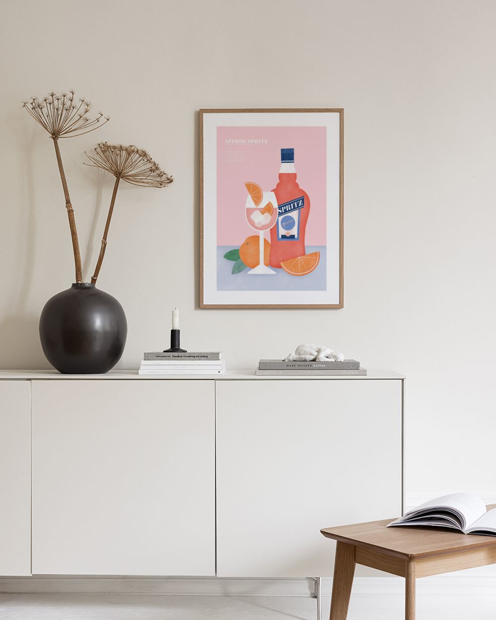 Aperol Spritz Illustration Print