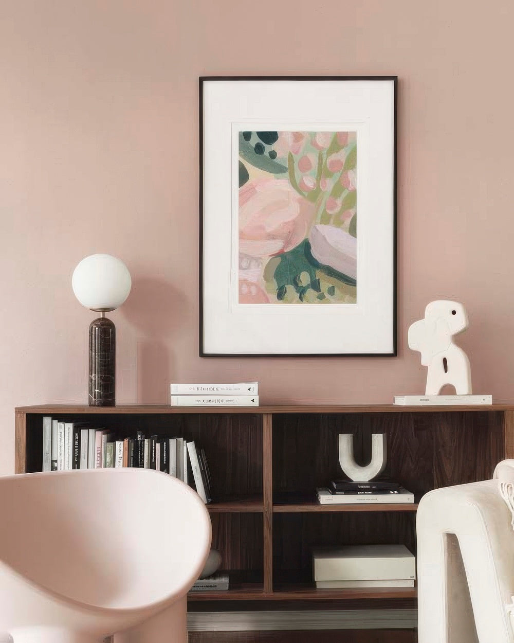 Acrylic Floral Print