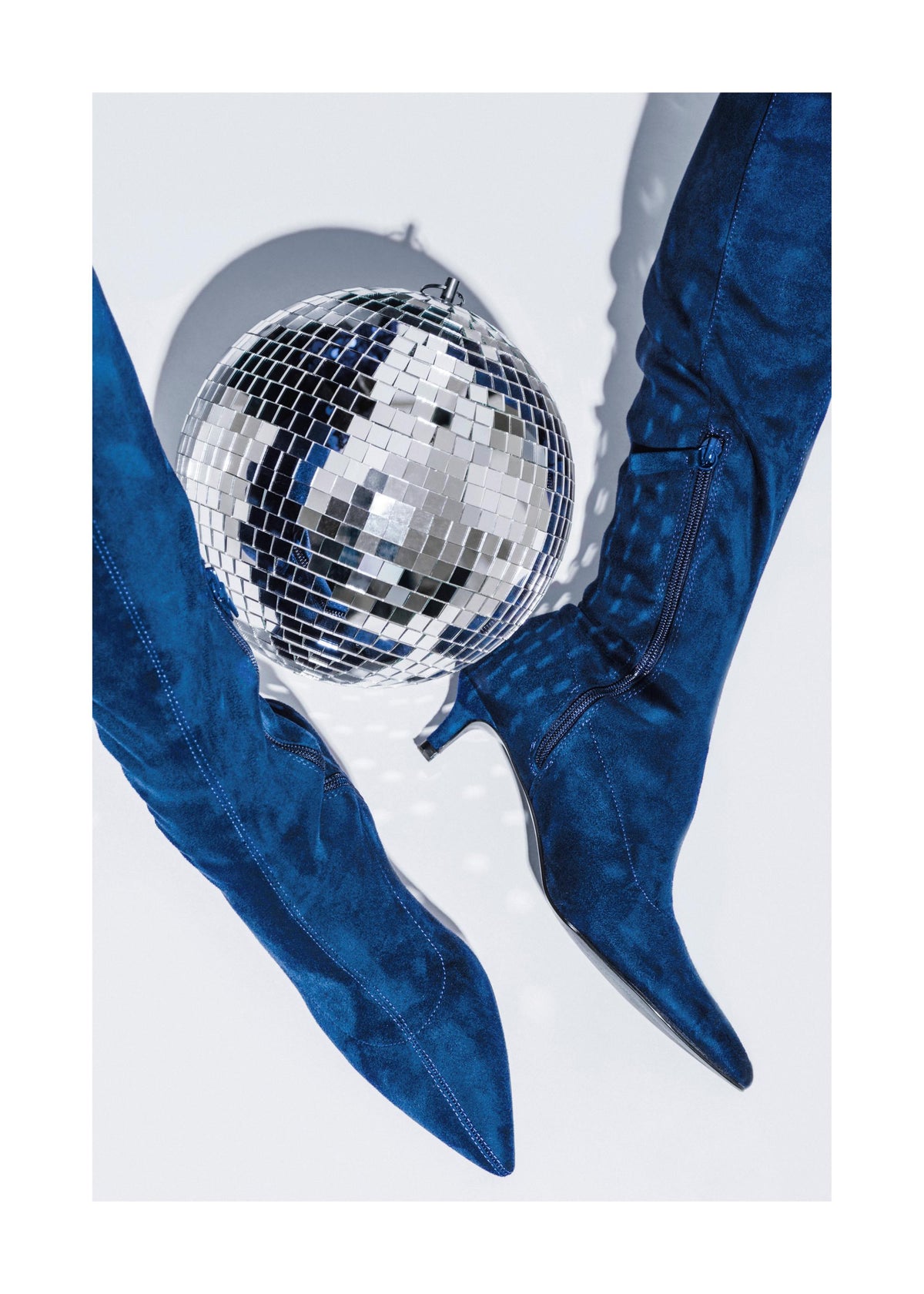Blue Disco Print