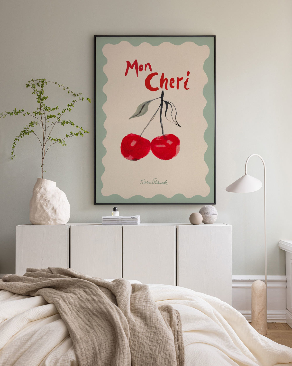Sissan Richardt - Mon Cheri Canvas print