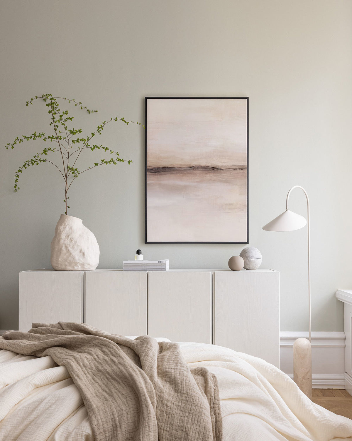 Figures on the Horizon No3 Canvas print