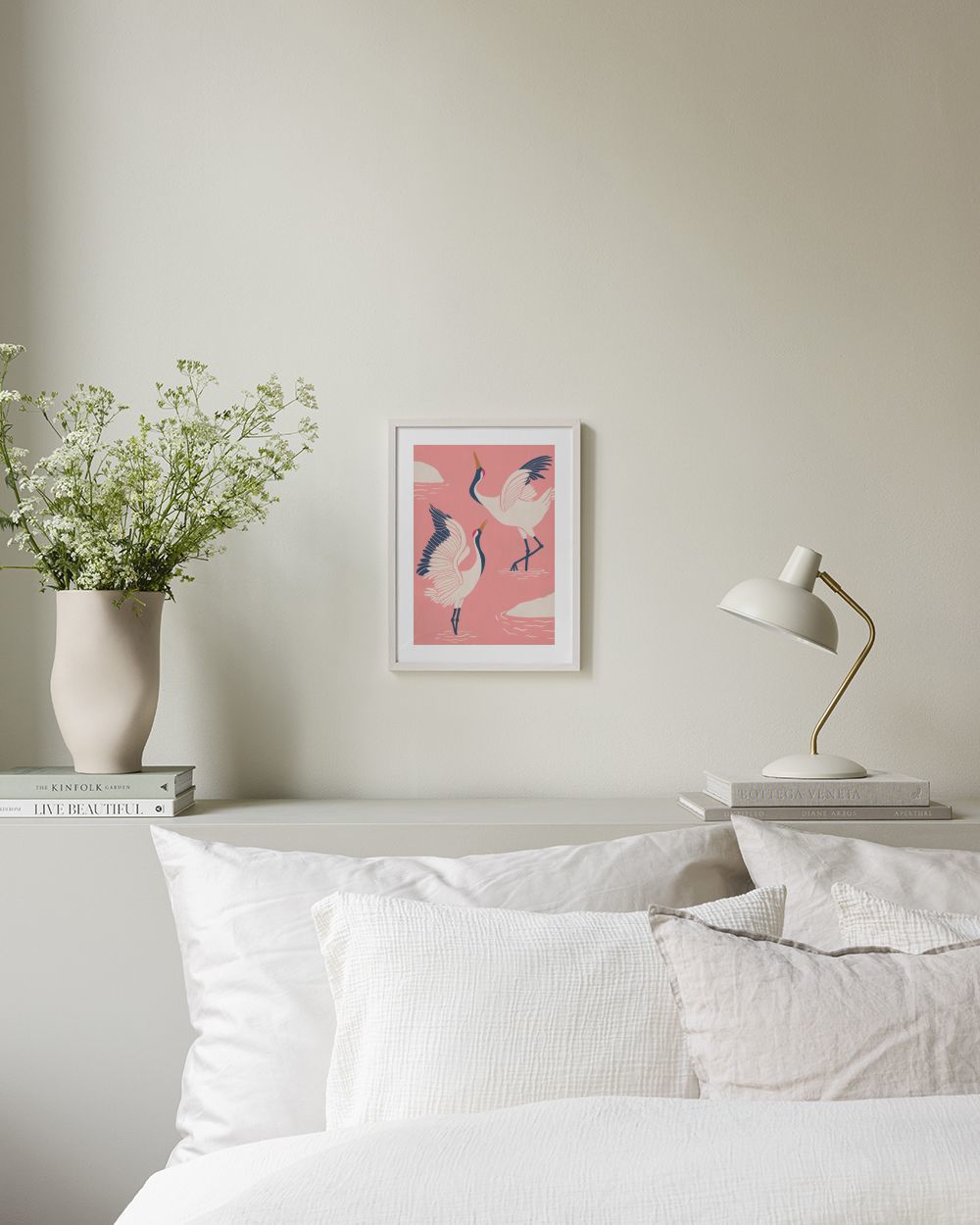 Dancing Cranes Print