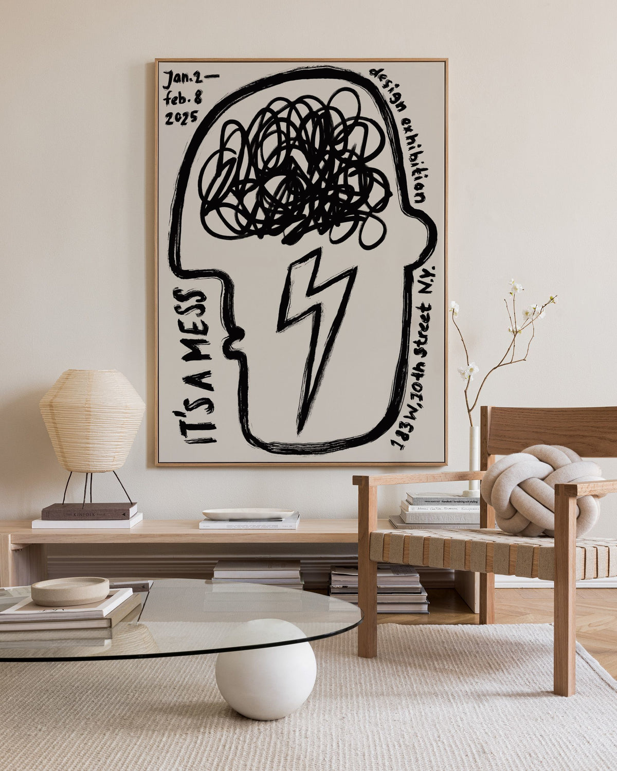 It's a Mess Canvas print