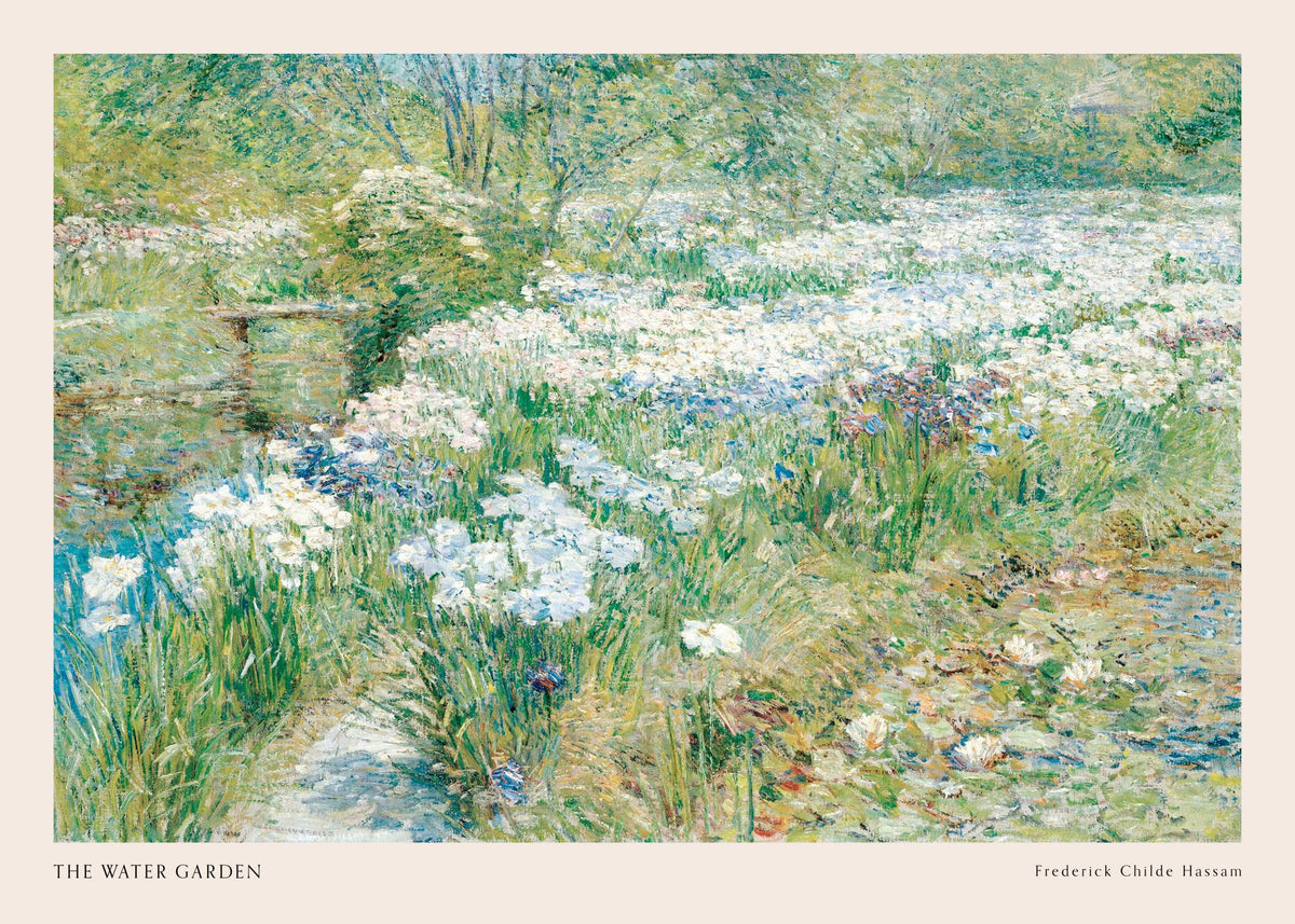 Frederick Childe Hassam - The Water Garden Print
