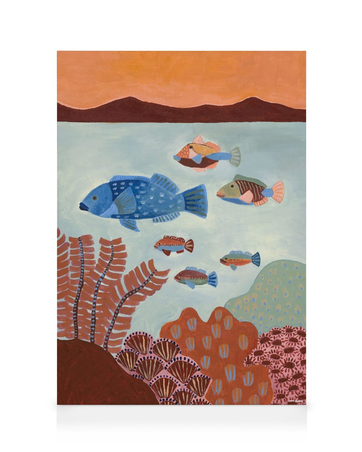 Karina Jambrak - A Swim in the Ocean Canvas print