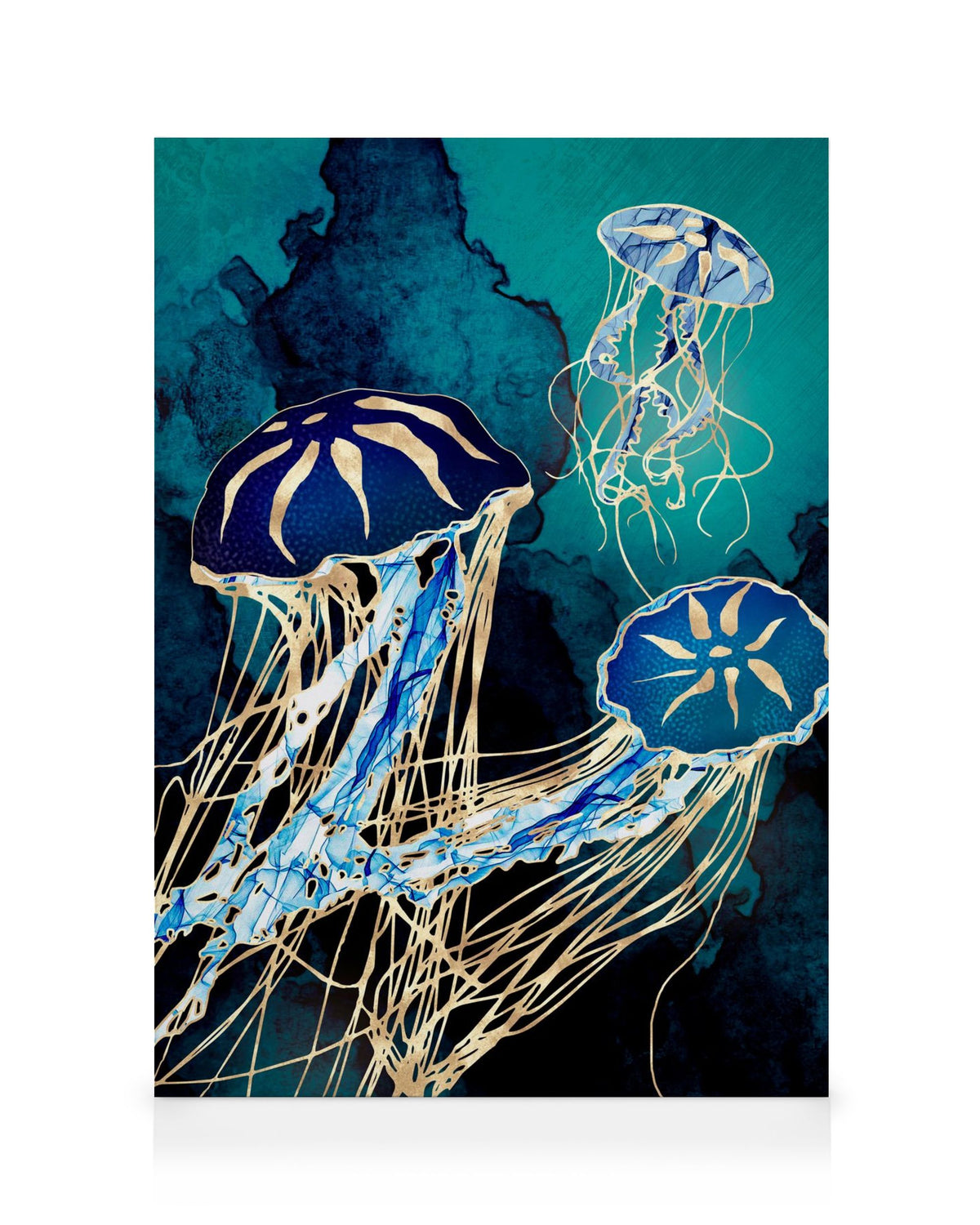 SpaceFrog Designs - Metallic Jellyfish III Canvas print