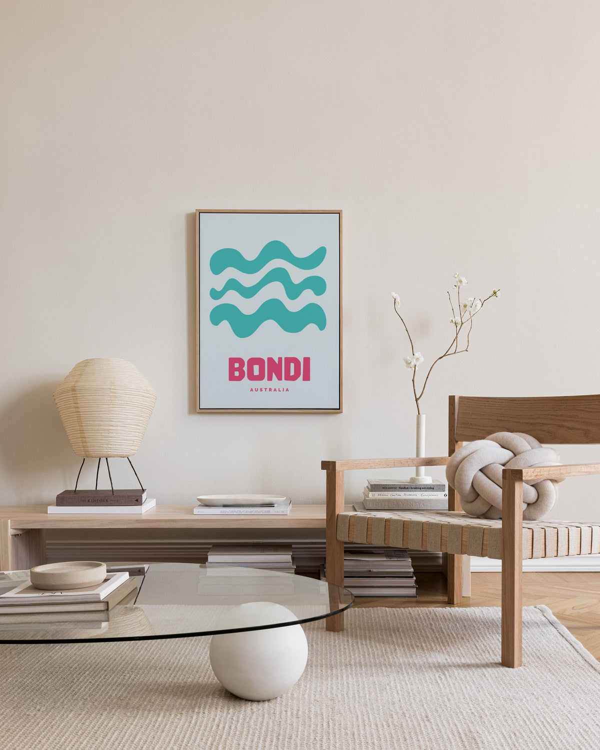 Graphic Bondi Canvas print