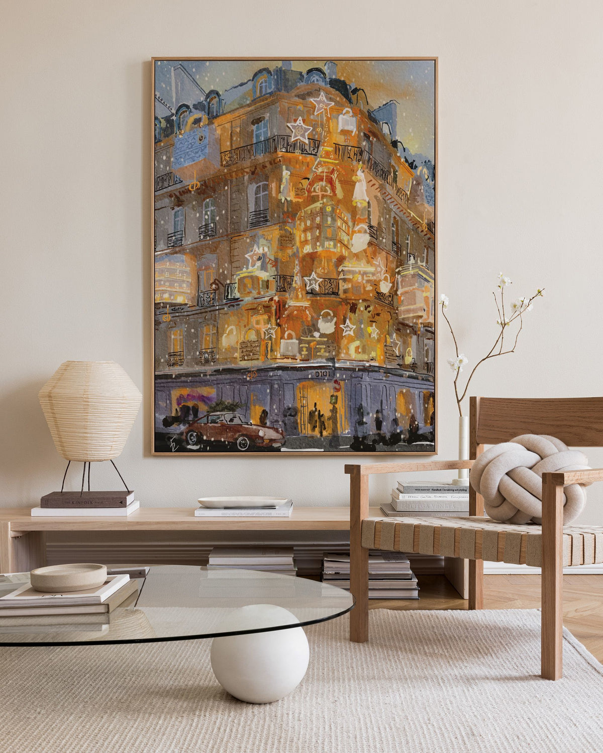 Ekaterina Zagorska - Dior Christmas Canvas print