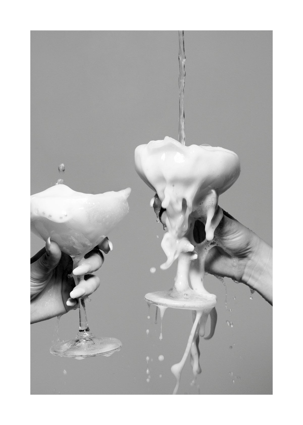 Pouring Champagne Print
