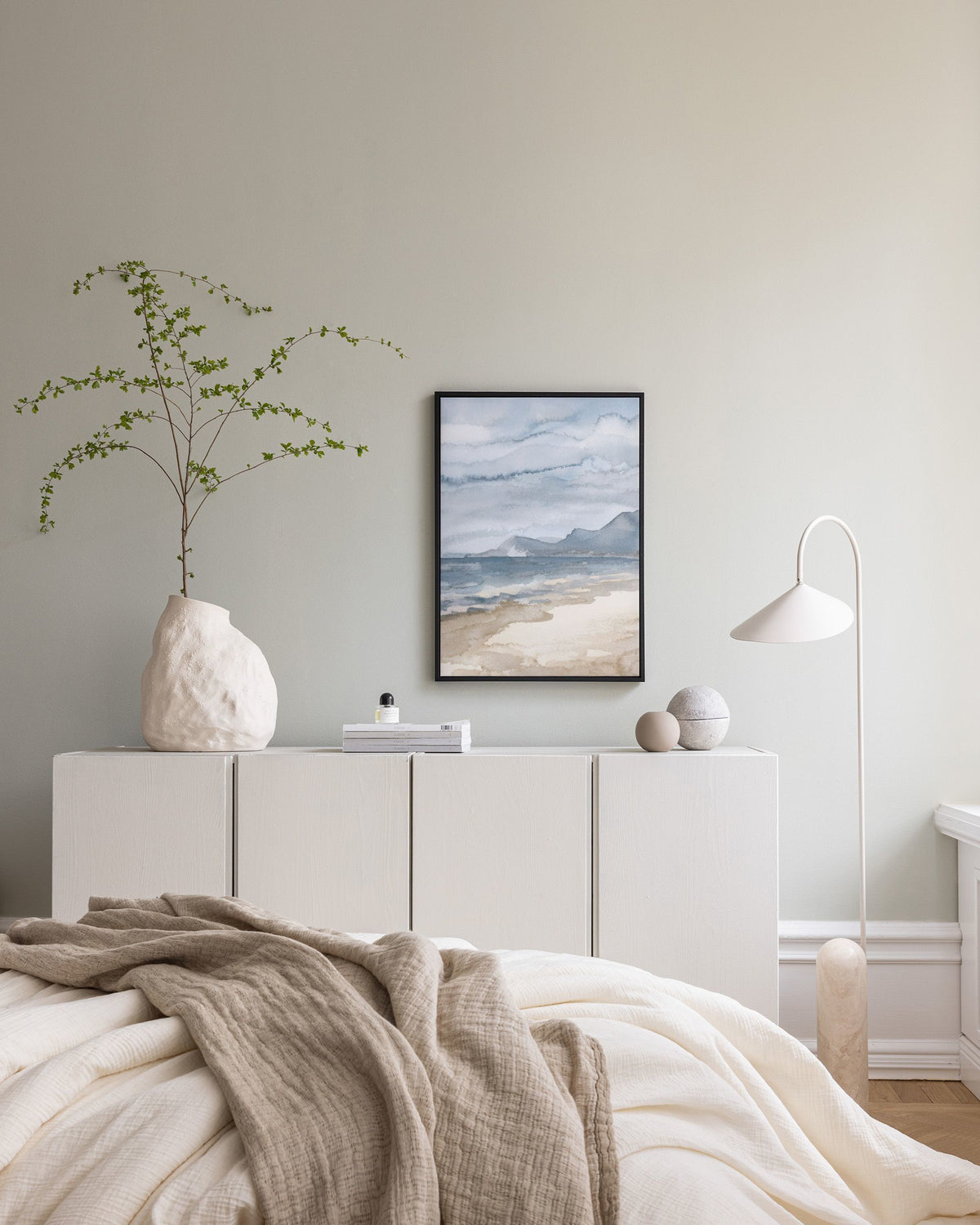 Watercolor Seaside Canvas print