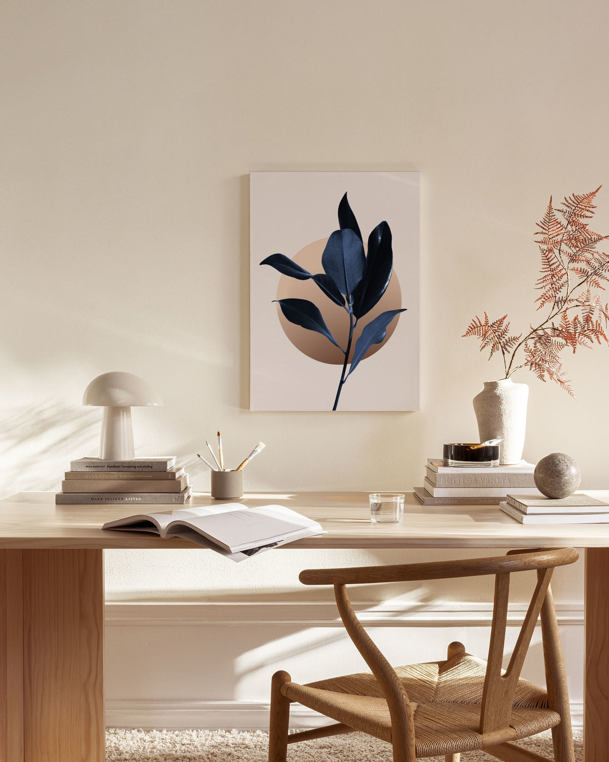 Blue Magnolia No2 Canvas print