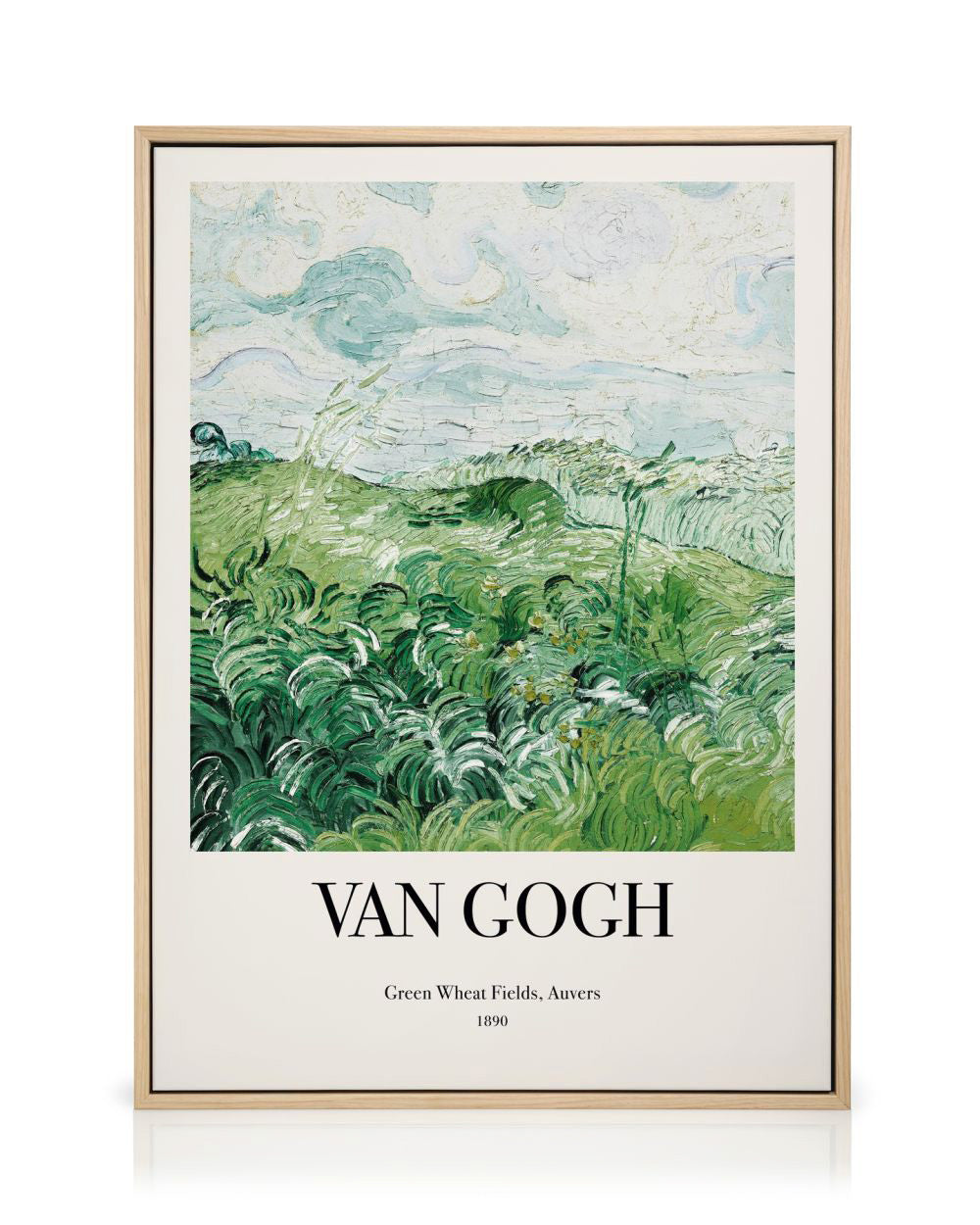 Van Gogh - Green Wheat Fields, Auvers No2 Canvas print